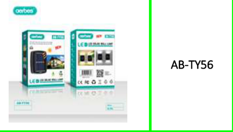 Aerbes Solar Powered Wall Lamp White