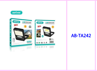 Aerbes Solar Powered Sensor Wall Light With 60LED