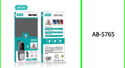 Mini Mobile Phone 2 Nano Sim Slot, 1 Micro SD Slot