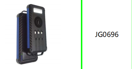 Solar Powered Power Bank 16800mah with Wireless Charging