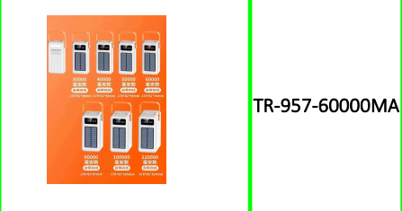 Treqa Solar Power Bank 60000mah