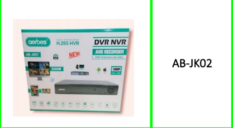 Aerbes 1080P 8 Channel DVR AHD Recorder Android & IOS Compatible 500W