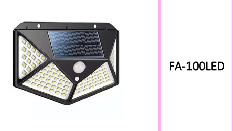 Solar Powered Motion Sensor Wall LED Light