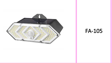 Rechargeable Solar Sensor Interaction Wall Lamp