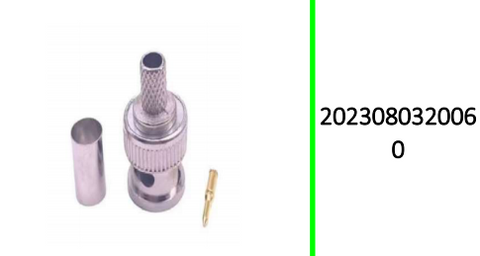 BNC Connector Crimping Type 100 Pieces