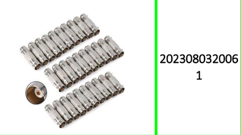 BNC Connector Pack Female to Female 100 Pieces