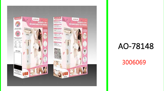 Aorlis 4 in 1 Ladies Shaving grooming Kit