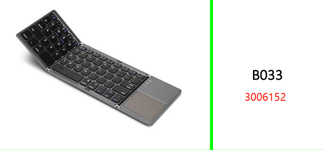 Foldable Bluetooth Keyboard with Touch Pad Mouse