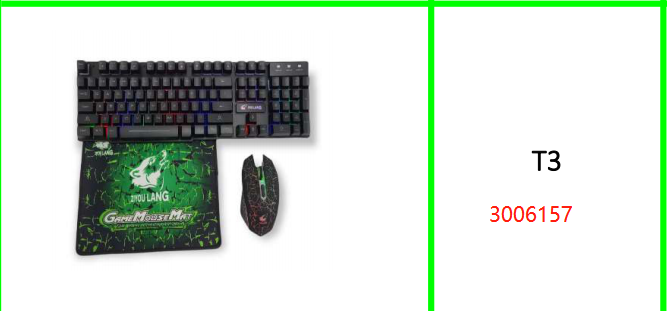 Wireless 2.4GHZ Keyboard, Mouse and Mousepad Set