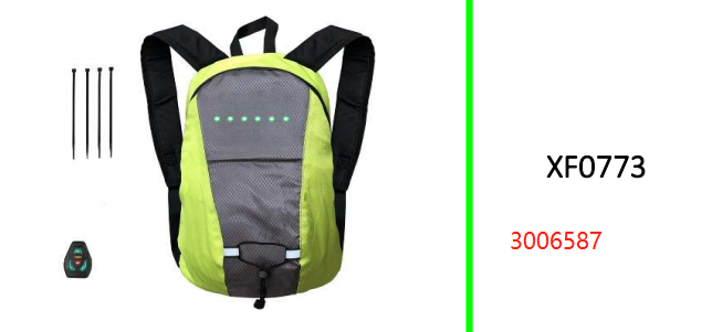 15Ltr Reflective Sports Bag With LED Indicator And Remote Control