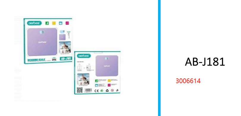 Aerbes Weighing Scale With LED Display