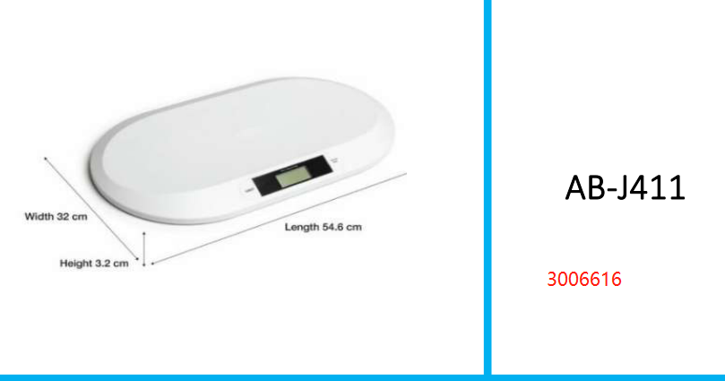 Aerbes LCD Weight Scale For Baby Max 20Kg