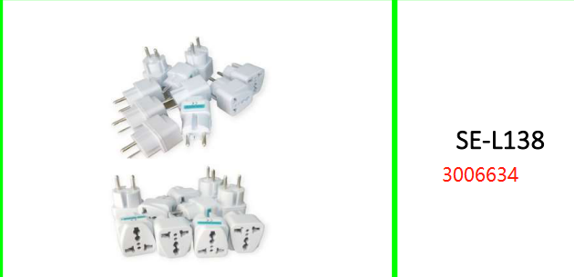 International Adapter Plug Each