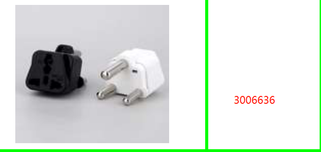 Plug Conversion Head SA to China 3 Pin