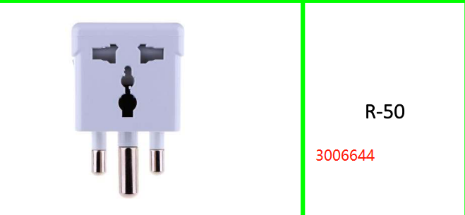 Redisson Universal Wall Adapter 250V