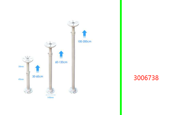 CCTV Adjustable Pole 30-60C