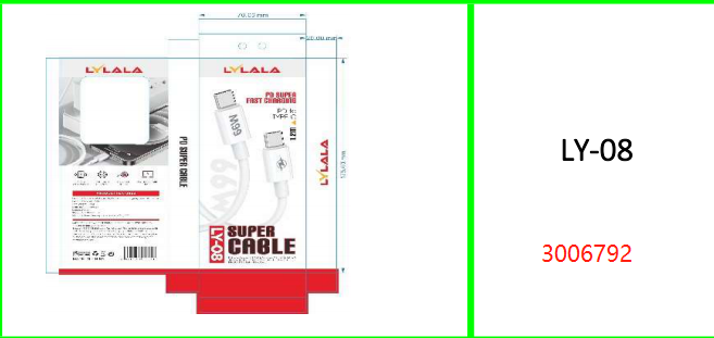 66W PD Super Fast Charging Cable 1.2M