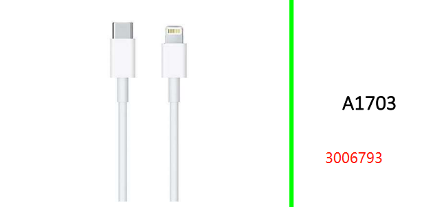 USB C To Lightning Cable 1Meter
