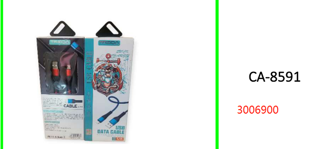 Treqa 5.1A Micro USB Cable 1M