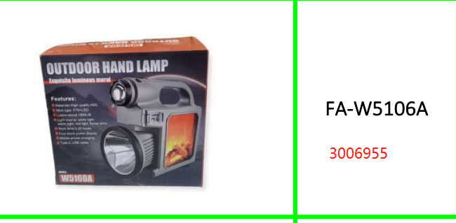 Solar Powered Large Out Door Hand Lamp White, Warm White, Red Light Flame Lamp