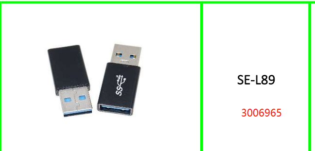 USB 3.0 Male to USB 3.0 Female Coupler Extender Converter