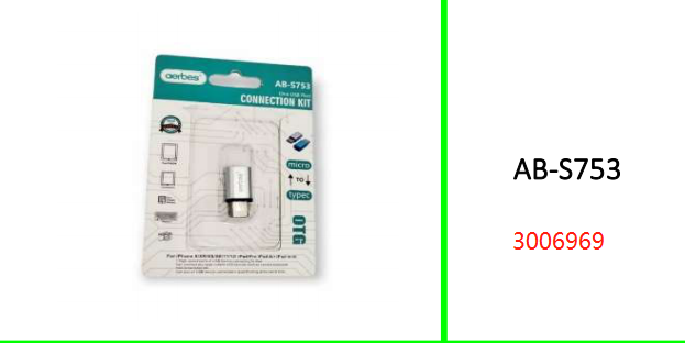 Aerbes Micro USB Female To Type C Male