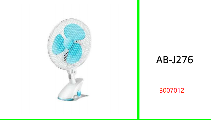 Aerbes Electric Clip/Wall Or Table Fan 3 Blade