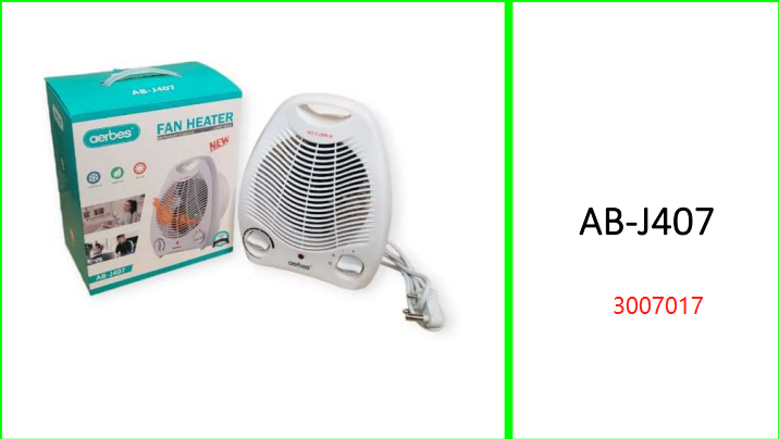 Aerbes 3 Speed Cooling And Heating Fan Cool,Warm And Hot Air