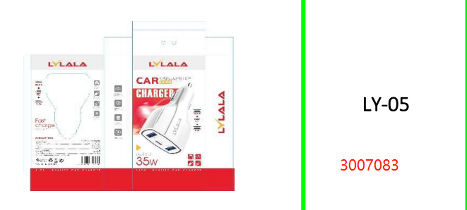 35W USB QC3.0 + PD + USB 3.5A Fast Car Charger