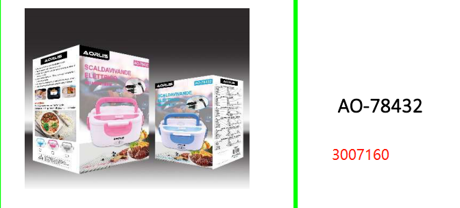 Aorlis 1.5L Portable Electric Lunch Box Food Heater