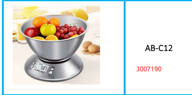 Aerbes Digital Kitchen Scale With A Bowl 5kg\1g