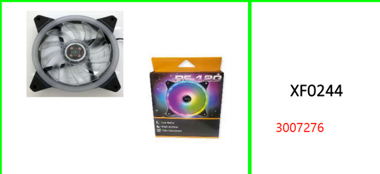 Silent LED Cooling Fan for Computer  Case 11 Blades