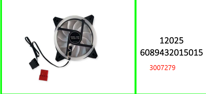 12V Double Loop Cooling Fan