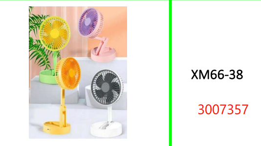 Adjustable Portable Rechargeable Mini fan with 3 Wind Speed