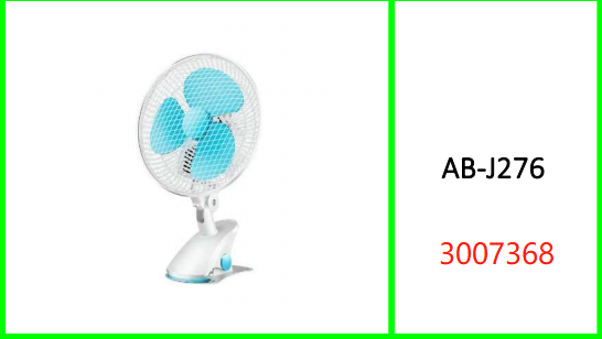 Aerbes Electric Clip/Wall Or Table Fan 3 Blade