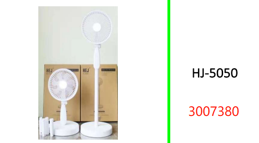 HEJ Rechargeable Manual Telescopic Fan