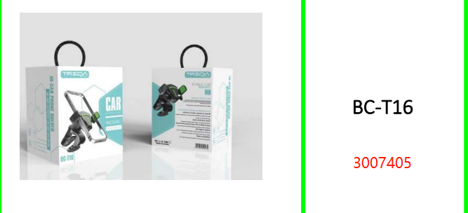 Treqa Universal Car Air Vent Cellphone Mount