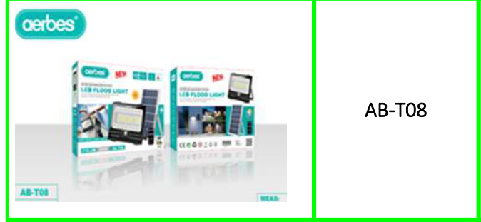 Aerbes 218LED 200W Solar Powered LED Motion Sensor Flood Light