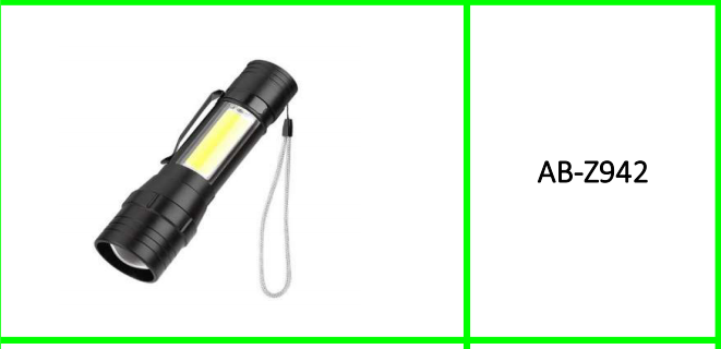 Aerbes Multifunctional Zoom Flashlight