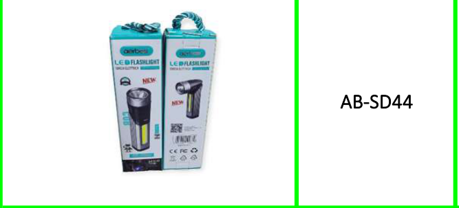 Aerbes 90 Degree Angle LED + COB Torch Rechargeable