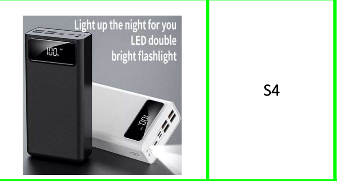 SOVO 40000mAh Power Bank With Four USB Output And LED Flashlight