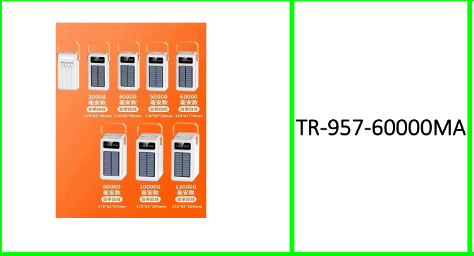 Treqa Solar Power Bank 60000mah