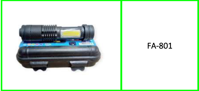Power Style Rechargeable Mini Torch COB + LED