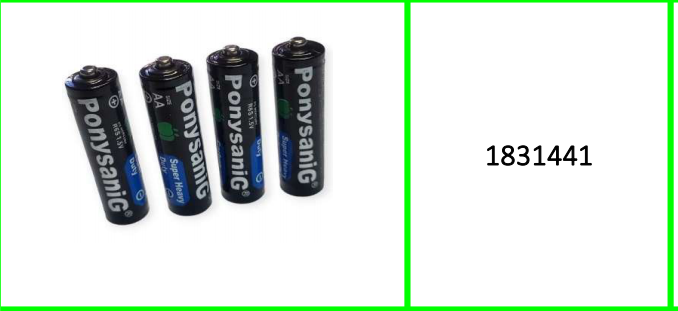 Pack Of 60 Ponysaning 1.5V AA Batteries