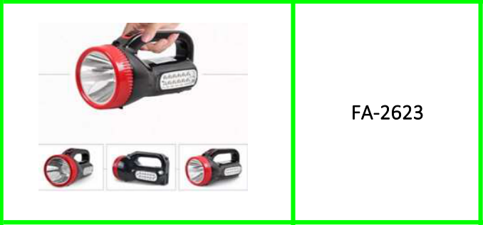 Multi-Functional Rechargeable Hand lamp