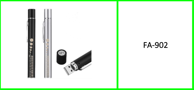 Mini USB Rechargeable Flash Light 24PCS