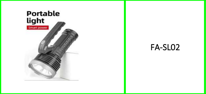 High Bright Strong Powerful Rechargeable Led Cob Search Light