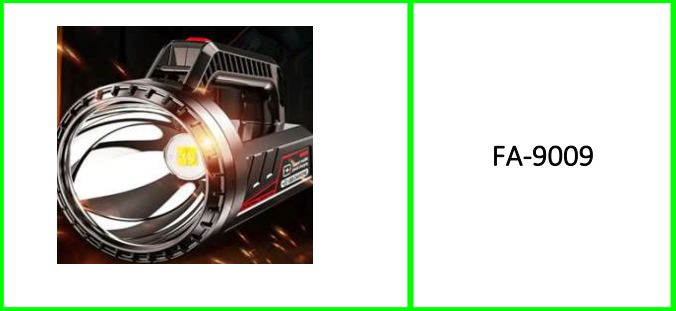 FA-9009 USB Charging Portable Multifunction Searchlight