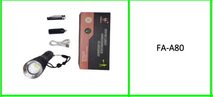 Super E White Laser Rechargeable Flashlight