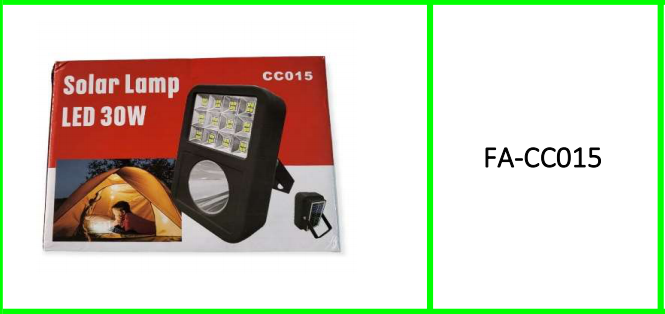 Solar Powered Lamp LED 30W Floodlight